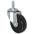 Durastar Caster ;3x1" Swvl Fork, Side Lock Brake ; 3x1" Soft Rubber Wheel ;Plai 06SL310SR81B-72